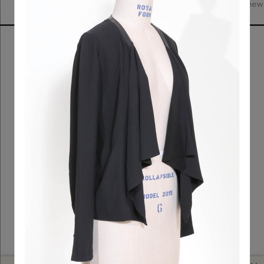 HOST PICK 🎉 NWT Eileen Fisher Black Drape Front - Picture 3 of 8